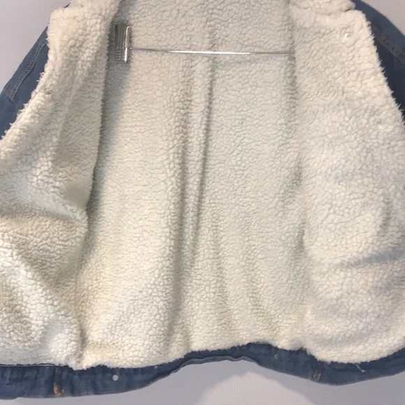 Rare DIOR Stitch & Rhinestone Fleece Denim Jacket - Picture 8 of 10